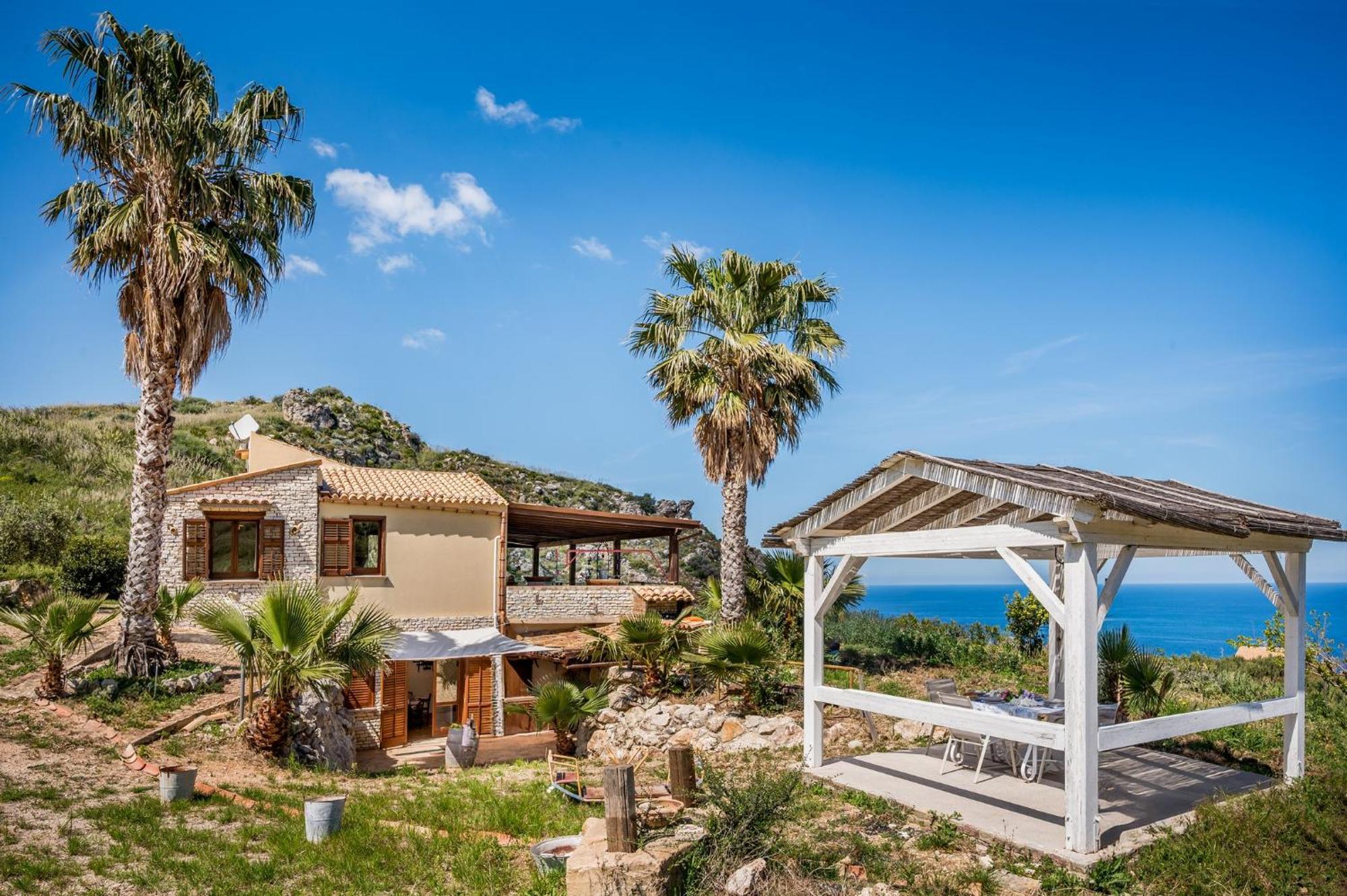 Apt Villa Anna E Apt Cantina Vito Vicinissimi Alla Riserva Dello Zingaro Скопелло Экстерьер фото
