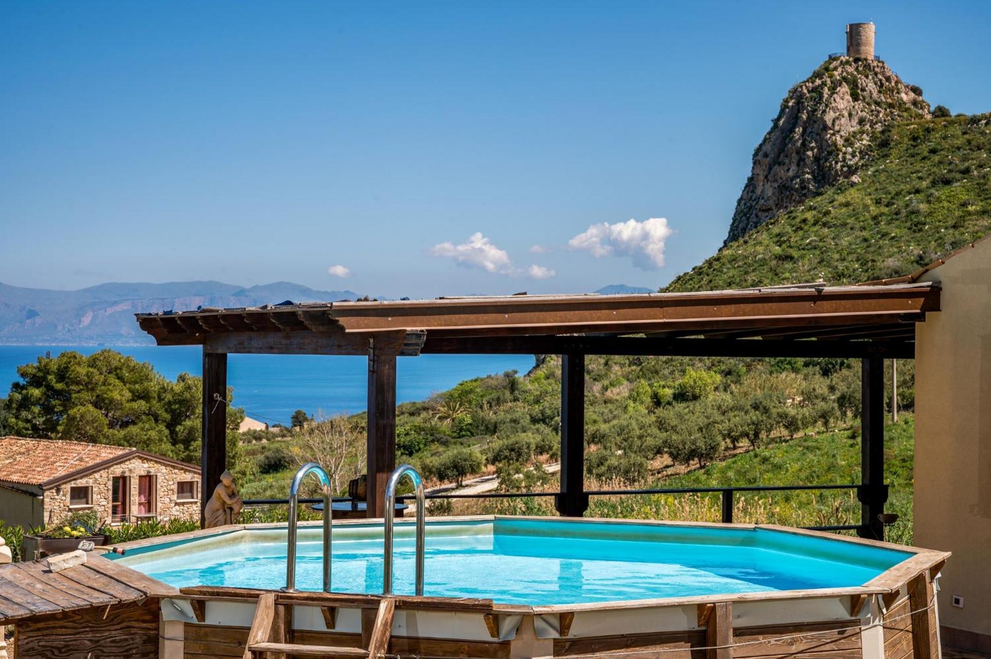 Apt Villa Anna E Apt Cantina Vito Vicinissimi Alla Riserva Dello Zingaro Скопелло Экстерьер фото