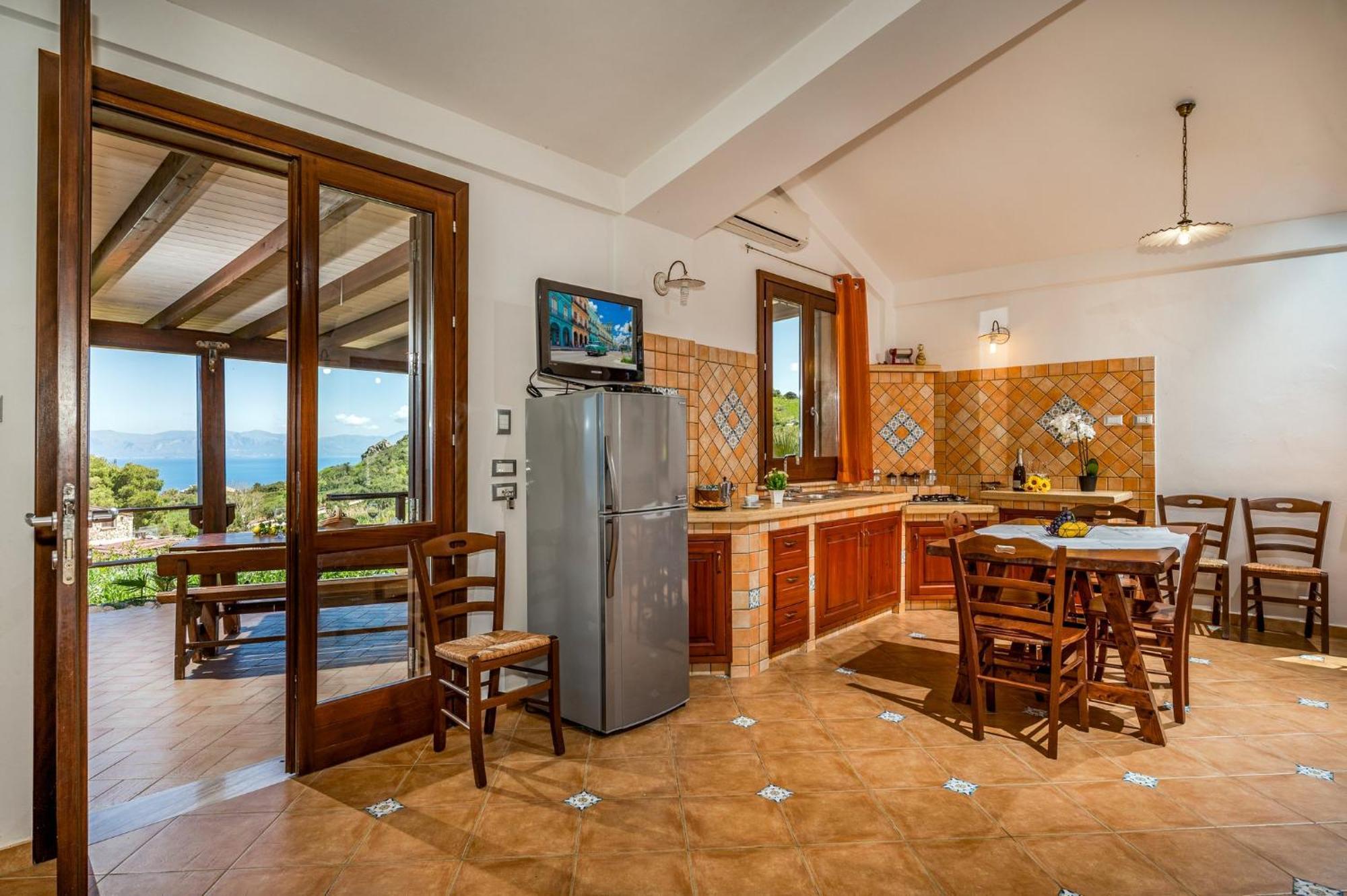 Apt Villa Anna E Apt Cantina Vito Vicinissimi Alla Riserva Dello Zingaro Скопелло Экстерьер фото