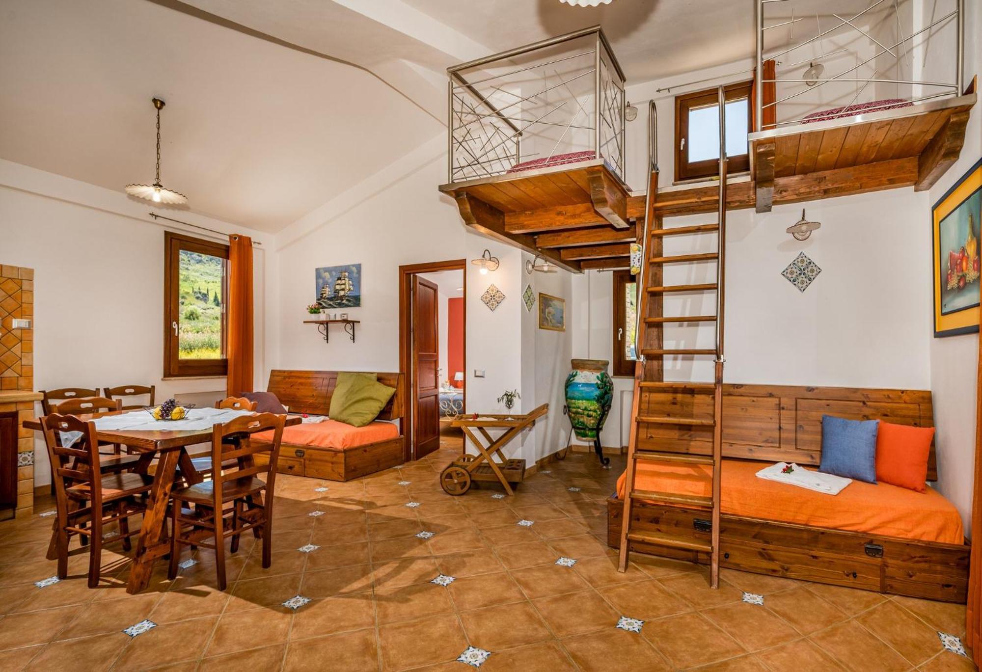 Apt Villa Anna E Apt Cantina Vito Vicinissimi Alla Riserva Dello Zingaro Скопелло Экстерьер фото